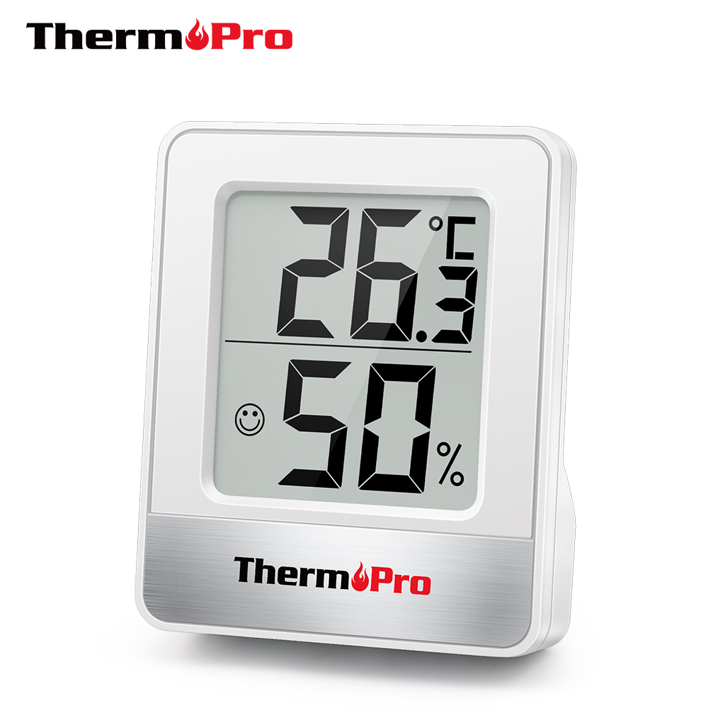 Weather Station Indoor - ThermoPro TP-49 미니 기상 관측 장치,