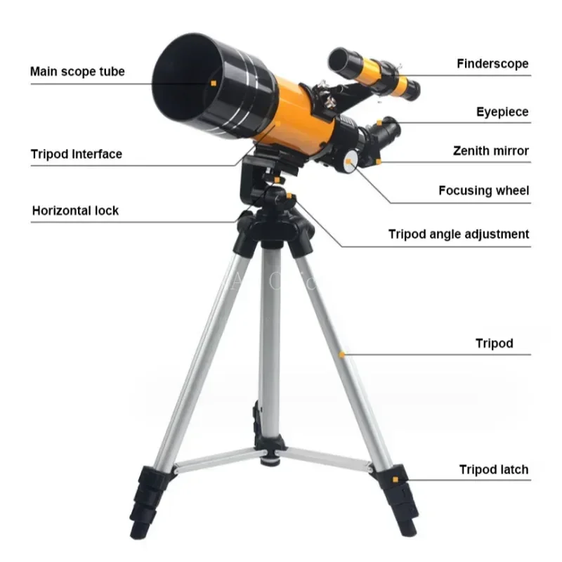 HD 스타 문 전문 천체 망원경, 우주 장거리 쌍안경, - National Geographic Telescope 70Mm 리뷰 및 가격