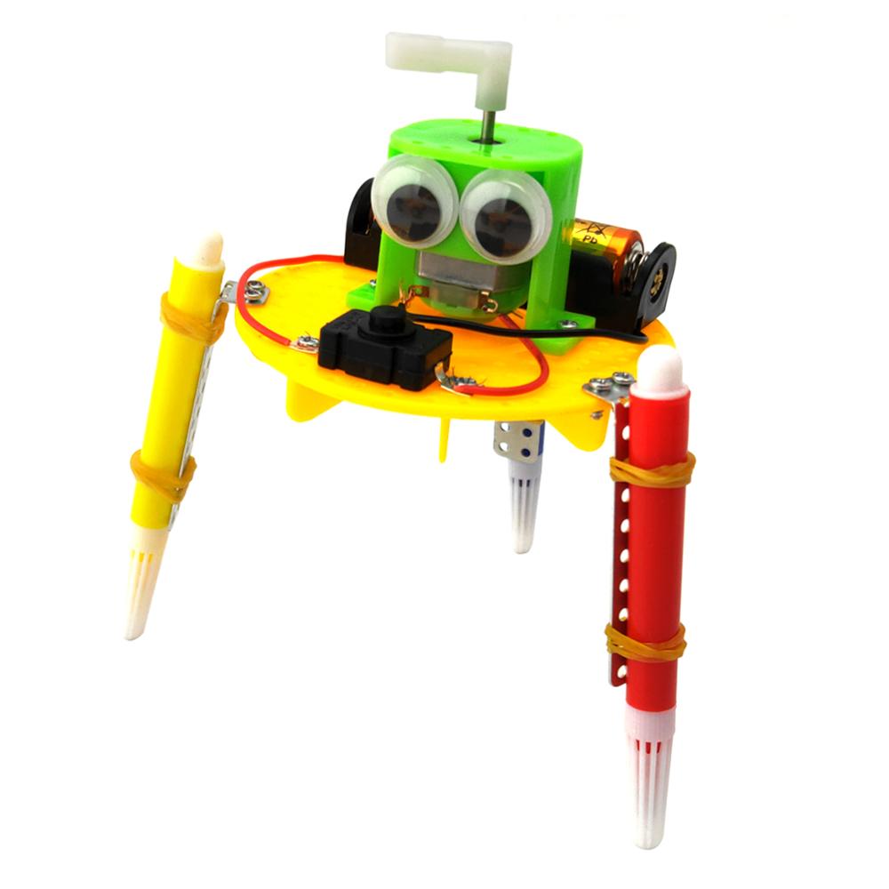 조기 학습 DIY 낙서 로봇 기술 소형 발명품 교육용  - Science Robotics 리뷰 및 가격