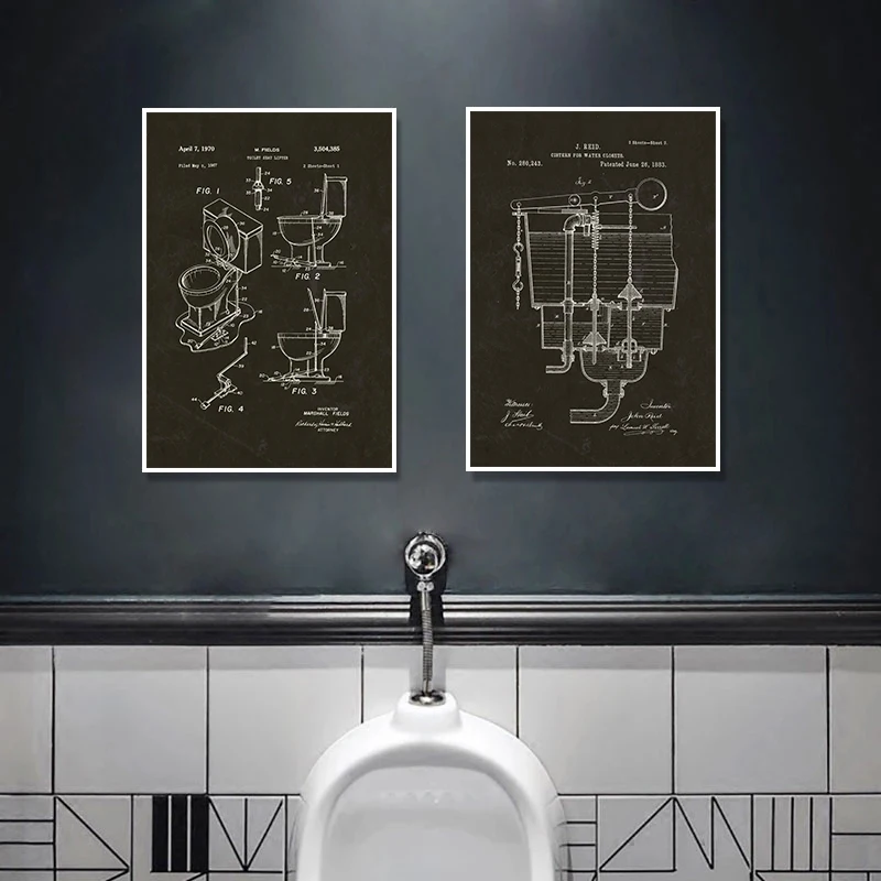 현대 화장지 청사진 포스터 클래식 벽 예술 캔버스 그림 - Star Map Poster 리뷰 및 가격